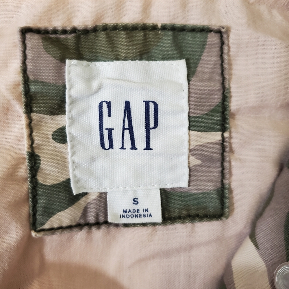 Gap Multicolored Patchwork Camouflage Cotton Jack… - image 8
